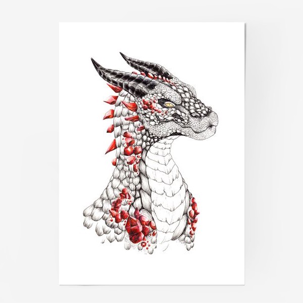 Постер «Дракон рубиновый»