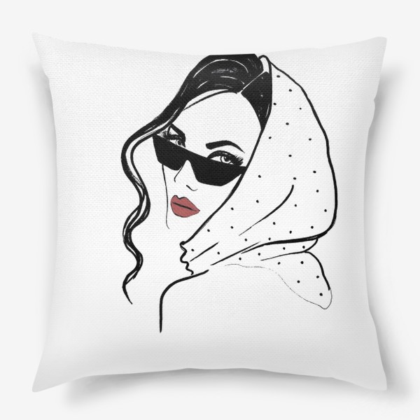 Подушка «Модная девушка»
