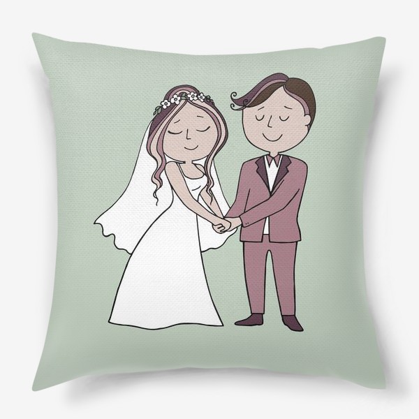 Подушка «Жених и невеста. Свадьба»