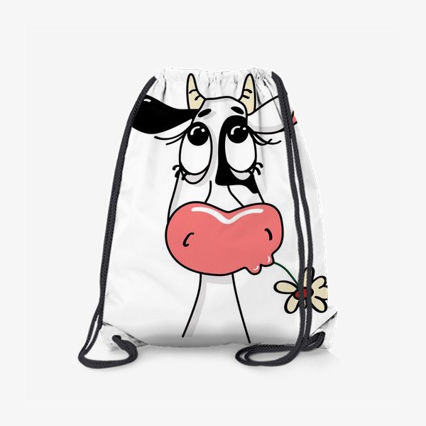 Рюкзак «Задумчивая коровка»