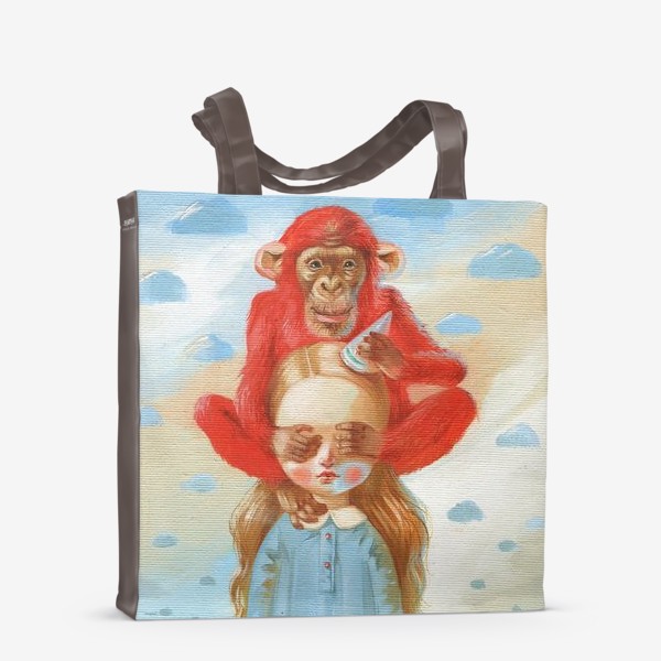 Сумка-шоппер «Год красной обезьяны»