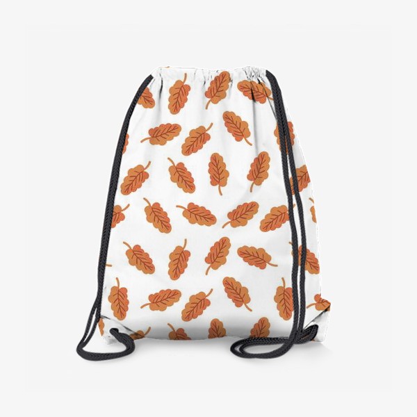 Рюкзак «Осенние листья на белом фоне»