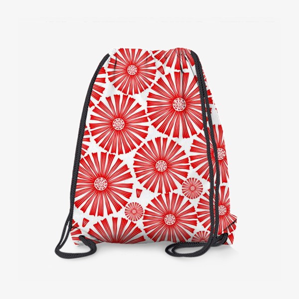 Рюкзак «абстрактные цветы,круги»