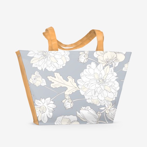 Пляжная сумка «хризантемы»