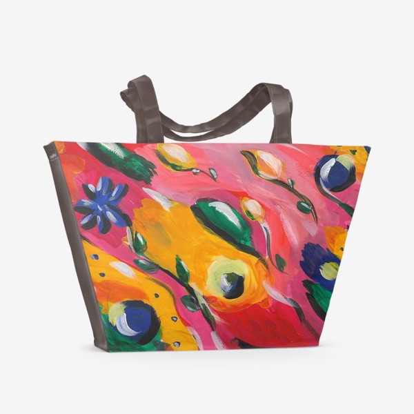 Пляжная сумка «Абстракция в стиле Кандинского, Кандинский»