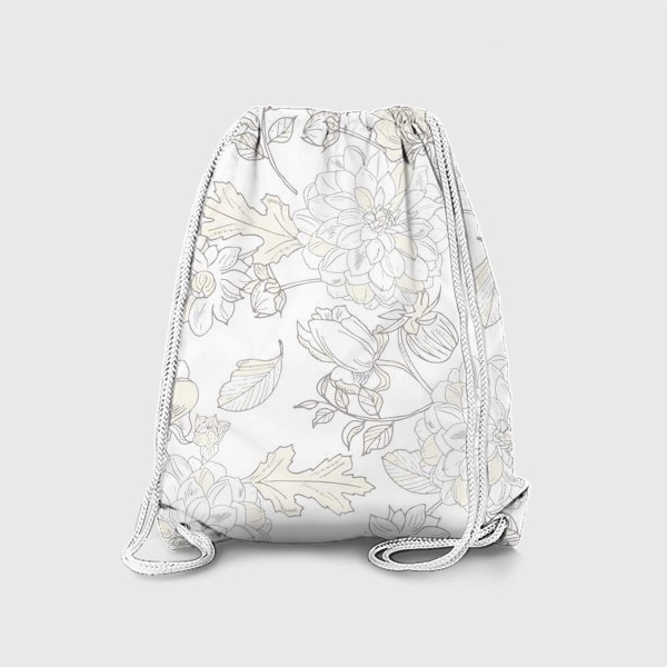 Рюкзак «хризантемы и георгины»