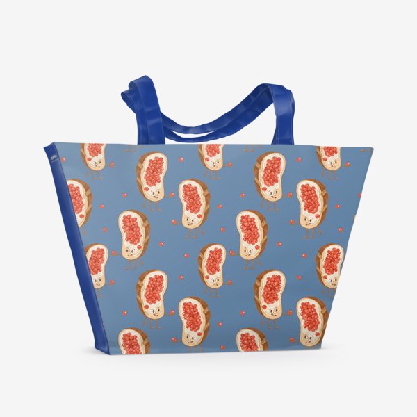 Пляжная сумка «Бутерброд с икрой»