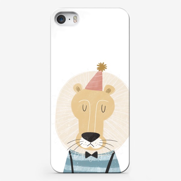 Чехол iPhone «День Рождения льва. Милый лев»