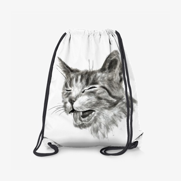Рюкзак «портрет кошка чихает»