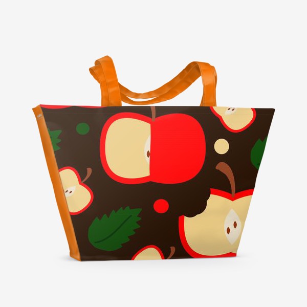 Пляжная сумка «Яблоки»