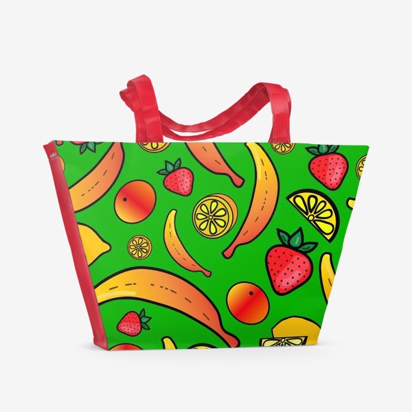 Пляжная сумка «fruits»