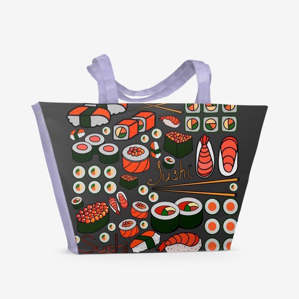 Пляжная сумка «суши»