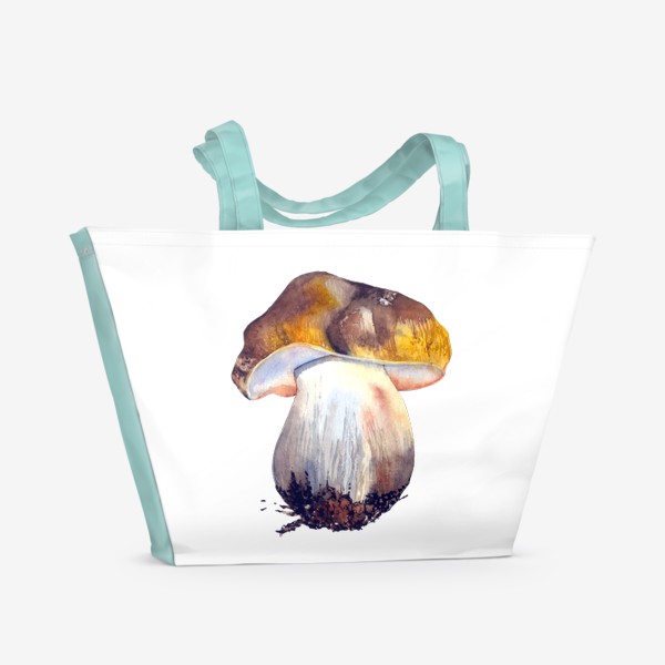 Пляжная сумка &laquo;белый гриб&raquo;