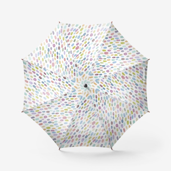 Зонт «Акварельный паттерн разноцветное настроение»