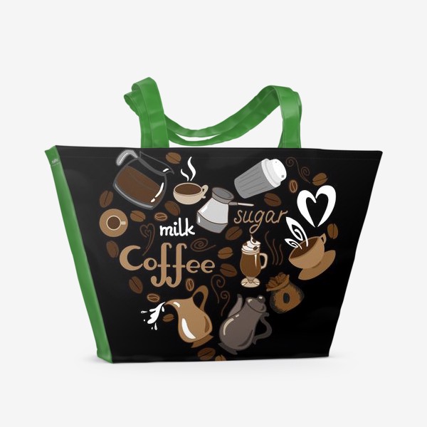 Пляжная сумка «кофе»