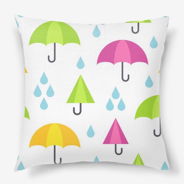 Подушка «Веселые зонтики»