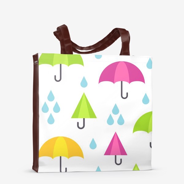 Сумка-шоппер &laquo;Веселые зонтики&raquo;