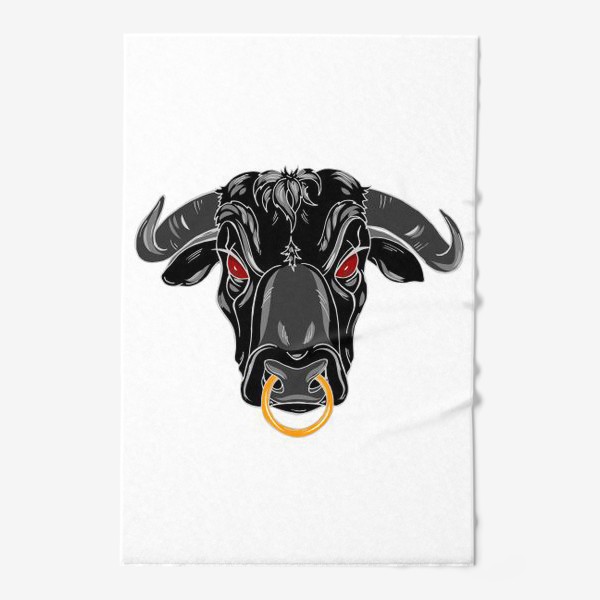 Полотенце «Черный бык»