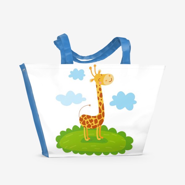 Пляжная сумка &laquo;Милый жираф&raquo;