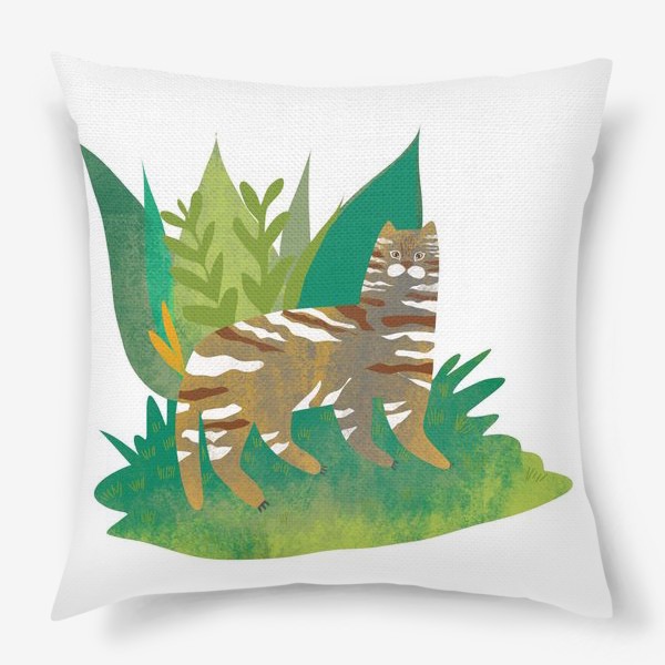 Подушка «лесной кот»