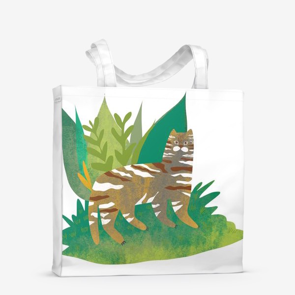 Сумка-шоппер «лесной кот»