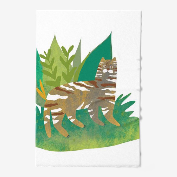 Полотенце «лесной кот»