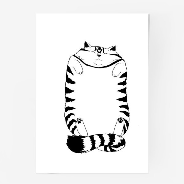 Постер «кот»