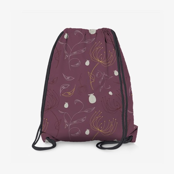 Рюкзак «Цветочный векторный паттерн»