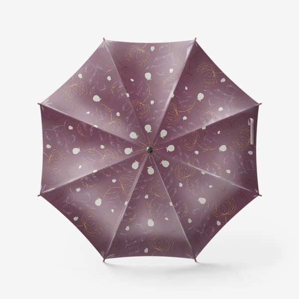 Зонт «Цветочный векторный паттерн»
