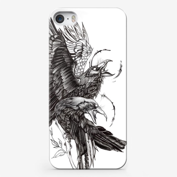 Чехол iPhone «Вороны»
