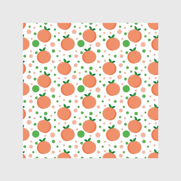 Шторы «персики. нежный летний фруктовый паттерн»
