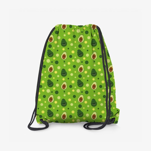 Рюкзак «милые авокадо. яркий сочный паттерн»