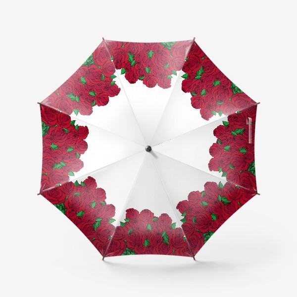 Зонт «Букет роз»