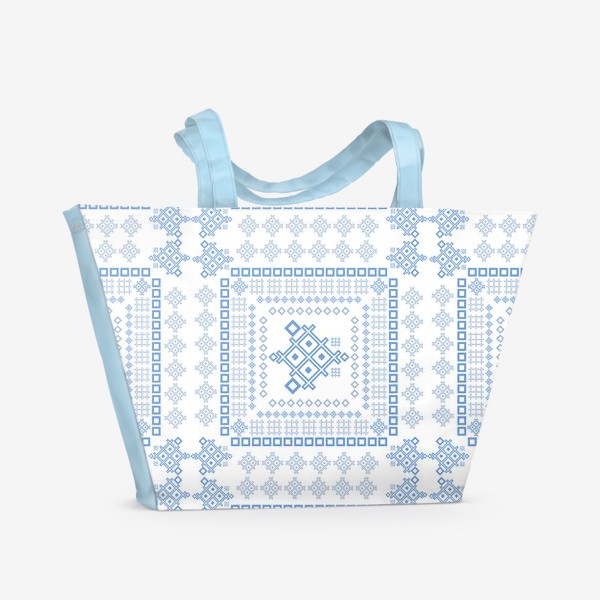 Пляжная сумка «Ethnic folk ornament          »