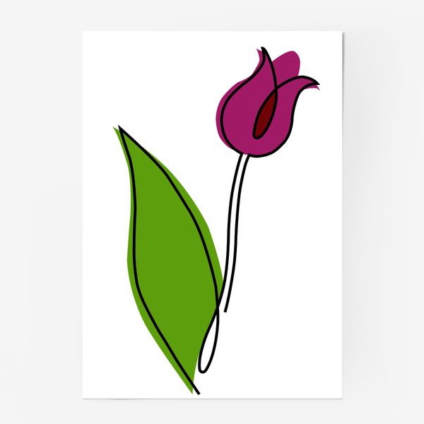 Постер «Тюльпан»