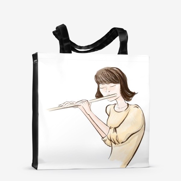 Сумка-шоппер «Девушка с флейтой»