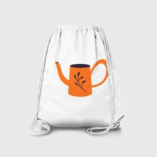 Рюкзак «Симпатичная оранжевая лейка. Садоводство, сад, лето»