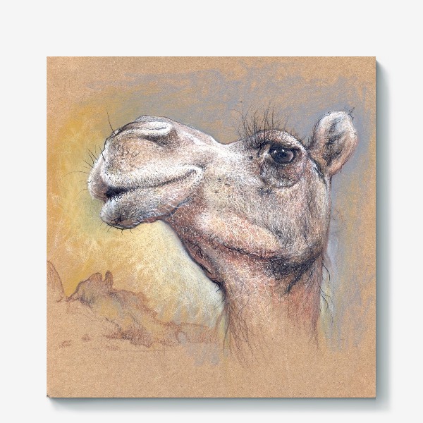 Холст «Верблюд, подарок с юмором»