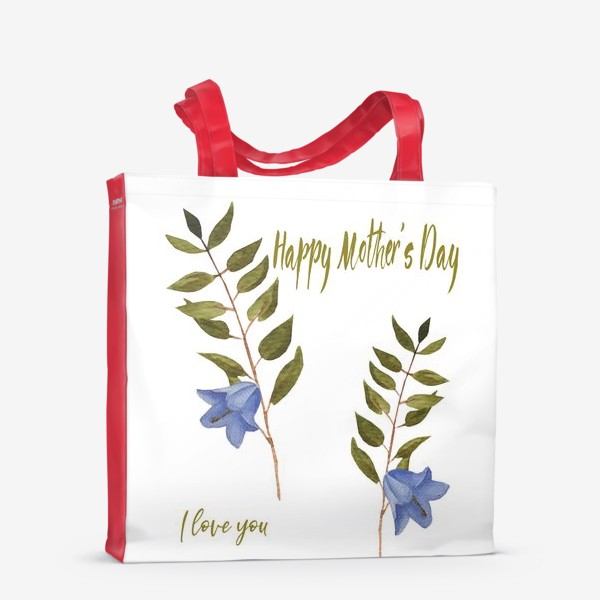 Сумка-шоппер «День матери. Для мамы. С днем матери.»