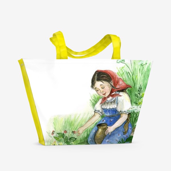 Пляжная сумка «По ягоды»