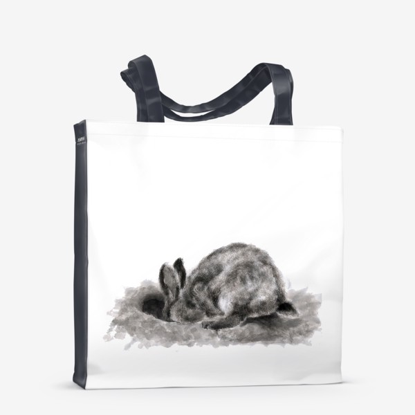 Сумка-шоппер «кролик роет нору»