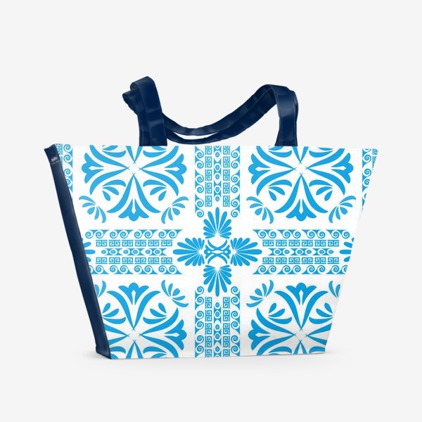 Пляжная сумка «greek ornament         »