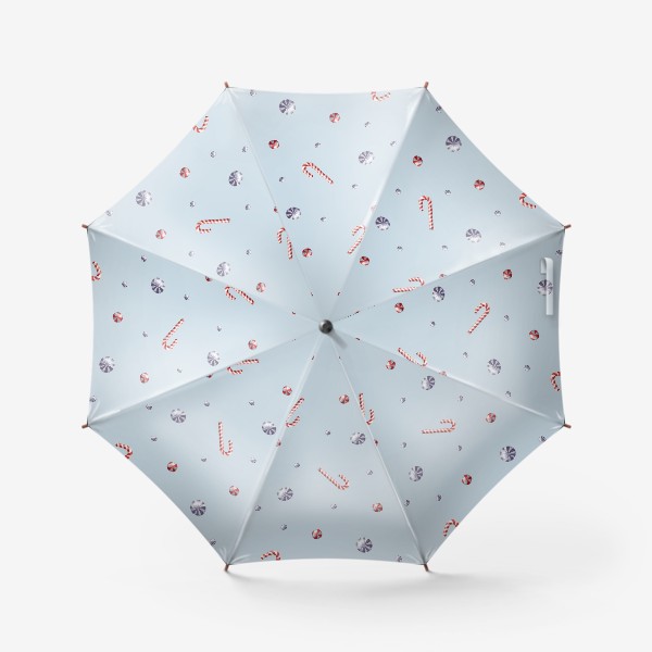 Зонт «новогодние леденцы»