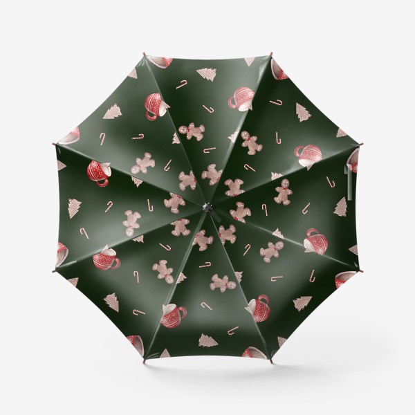 Зонт «новогоднее чаепитие»