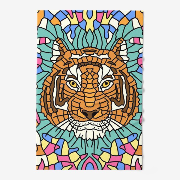 Полотенце «Тигр.Мозаика 2»