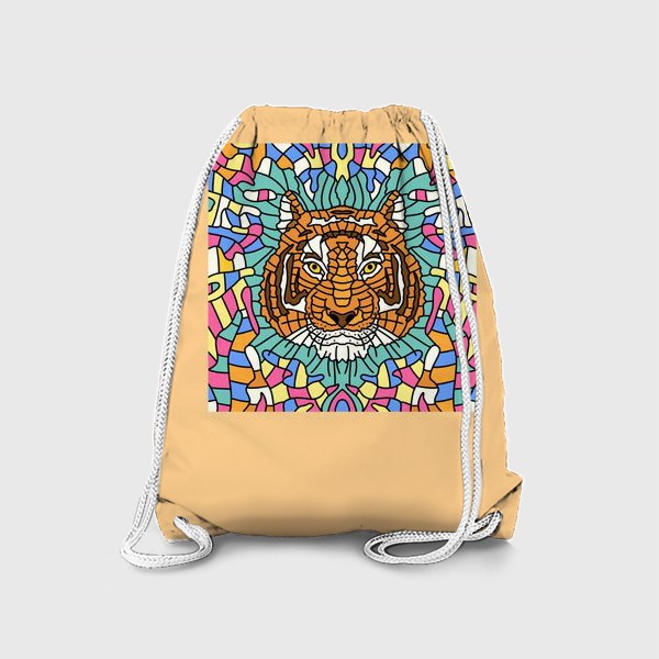 Рюкзак «Тигр.Мозаика.»