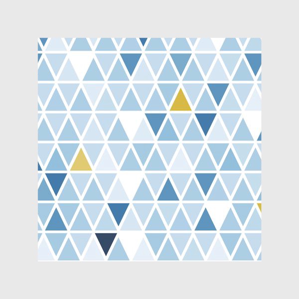 Скатерть «Графика в бледно голубых тонах с треугольниками»