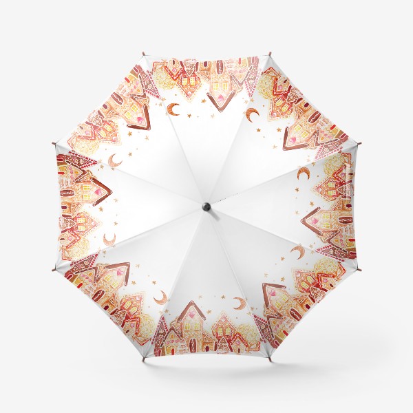 Зонт «Пряничные домики»