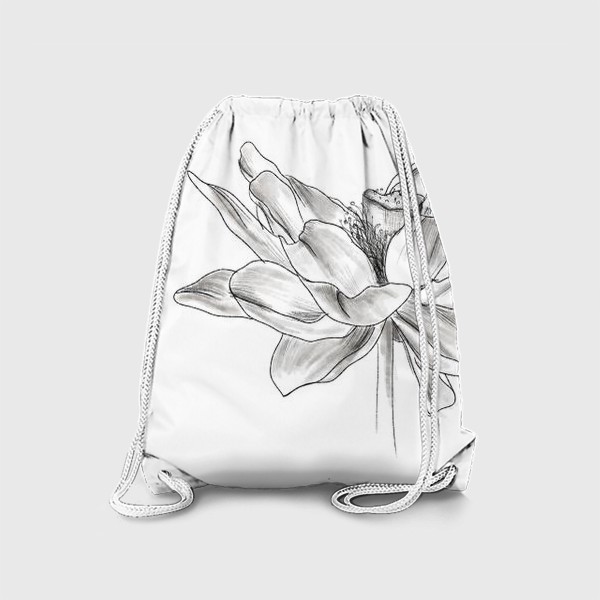 Рюкзак «Цветок лотос графика»
