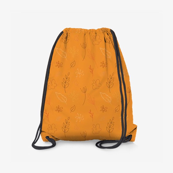 Рюкзак «Осенний принт растительный орнамент»